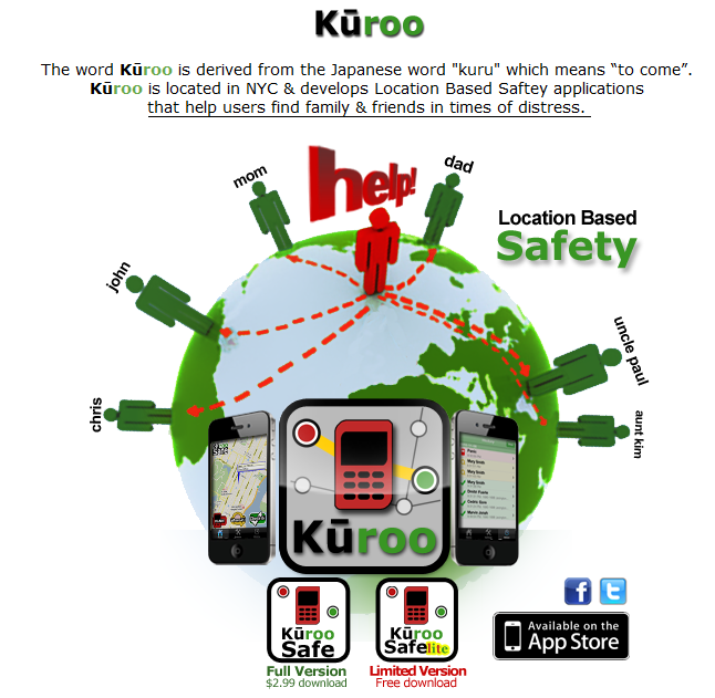 Kuroo Safe – Personal Security Mobile Application for the iPhone
