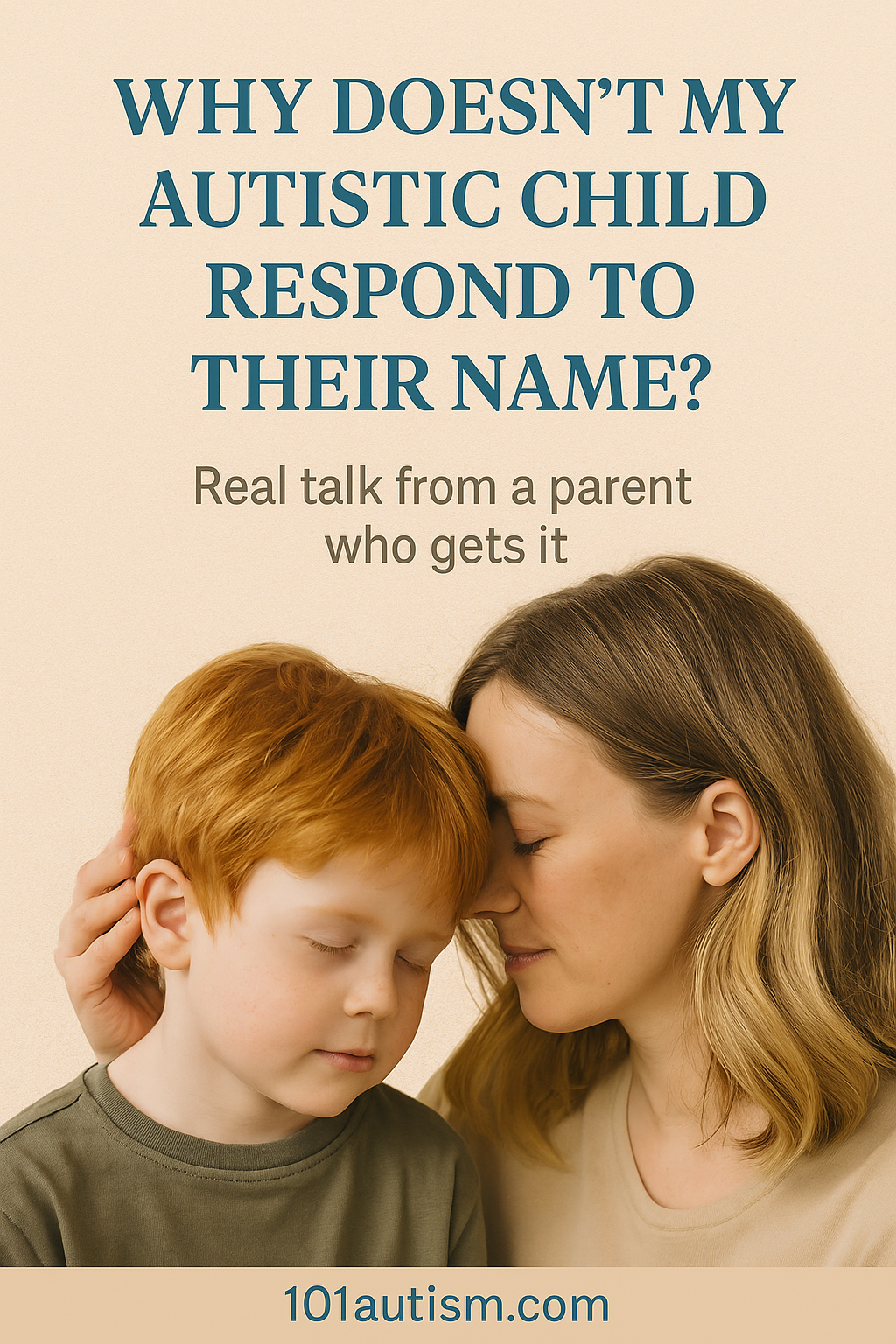 Wondering why your autistic child doesn’t respond to their name? It can be a confusing and emotional experience—but you’re not alone. Read this heartfelt post from a parent who’s been there and learn what helped them connect with their child. 💙 #AutismParenting #EarlySignsOfAutism #AutismAwareness #101autism