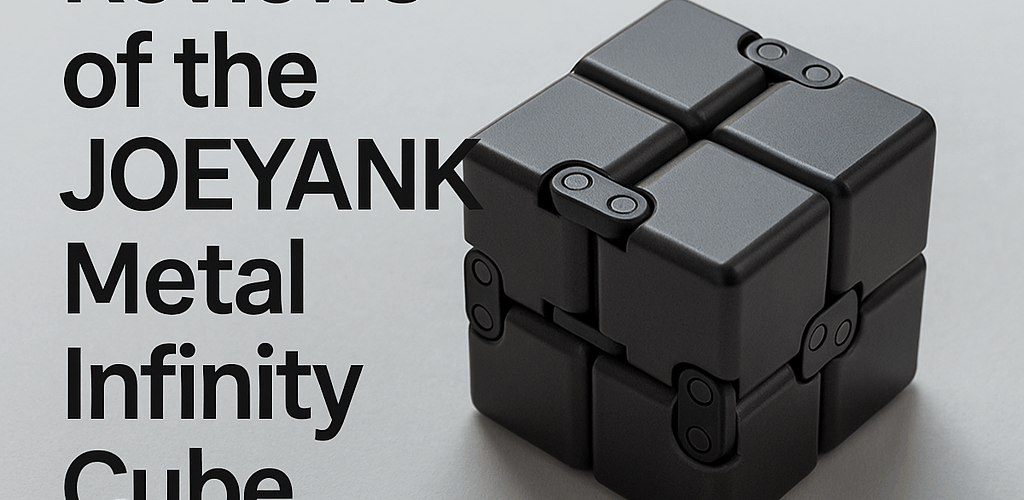 Customer review Fidget Cube New Version Fidget Finger Toys - Metal Infinity Cube Prime for Stress and Anxiety Relief/ADHD, Ultra Durable Sensory Gifts for Adults and Teens Kids