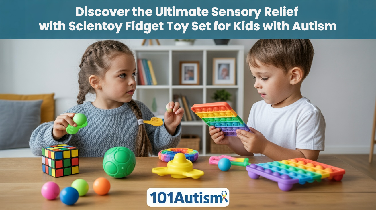 Discover the Ultimate Sensory Relief with Scientoy Fidget Toy Set for Kids with Autism