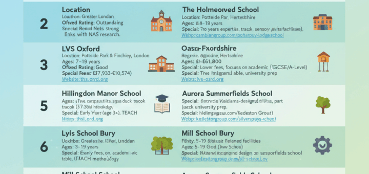top 10 private autism schools in the UK