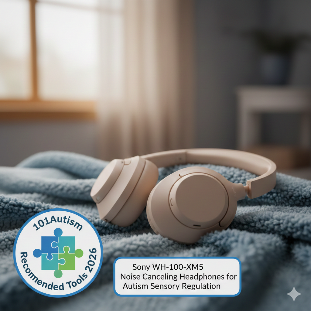 Sony WH-1000XM5 Noise Canceling Headphones for Autism Sensory Regulation - 101Autism Recommended Tools 2026