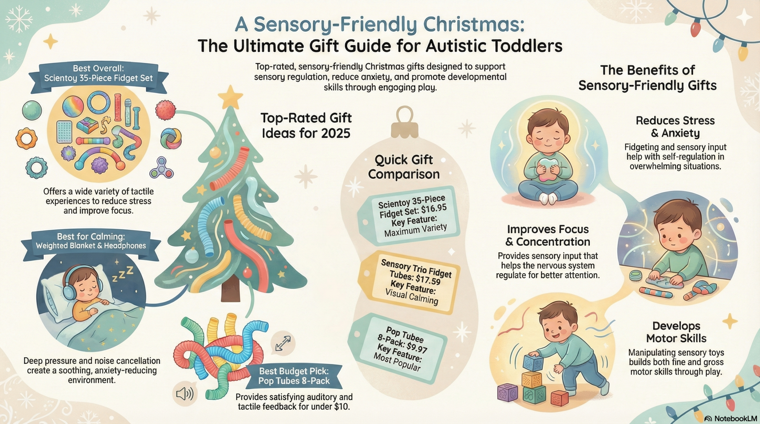 Sensory Christmas Gift Guide for Toddlers